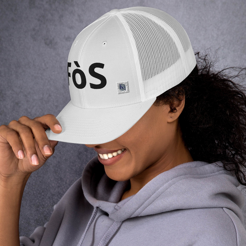Casquette FòS blanche